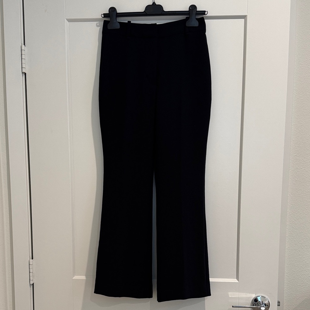 Aritzia Wilfred Petite Black Boot-Cut Dress Pants (Size 4)
